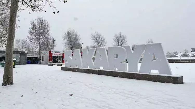 Sakarya yeni yıla beyaz örtüyle uyandı