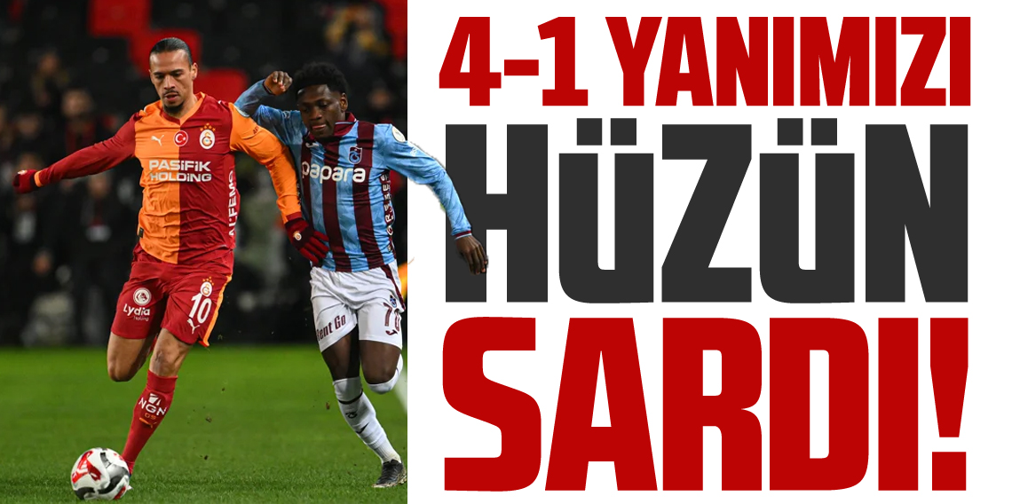 Trabzonspor Süper Kupa’ya veda etti