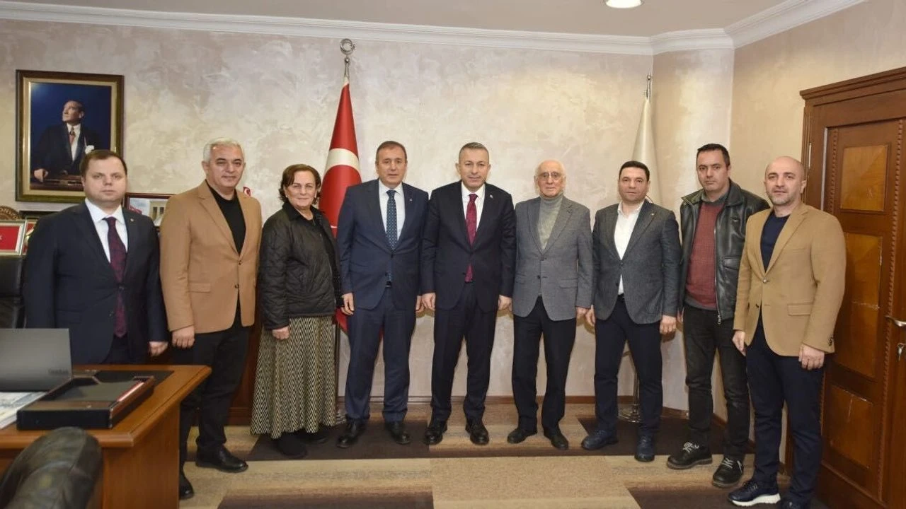 Trabzon Valisi Tahir Şahin TTSO’yu ziyaret etti